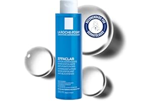 LA ROCHE-POSAY La Roche Posay Loción Astringente Micro-exfoliante, Reduce los Poros y Evita su Obstrucción, Apta para Pieles Mixtas, Grasas o con Tendencia acneica Effaclar, 200 ml