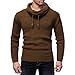 Produktbild UFACE Mode Herren Herbst Winter Solide Pullover Gestrickte Trutleneck Pullover Bluse Top (XL, rot)