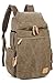 Produktbild Vococal® Unisex Leinwand Rucksäcke Schultaschen - Multi-purpose Outdoor Reisen Camping Herrentaschen Laptoprucksäcke, Braun
