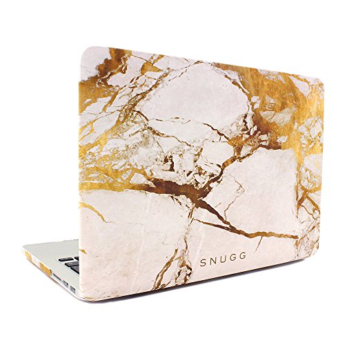 Macbook Pro 15 H  lle  Snugg Apple Macbook Pro 15 H  lle Case Tasche  Deluxe Satin Touch  Ultra Slim - Gold Marmor