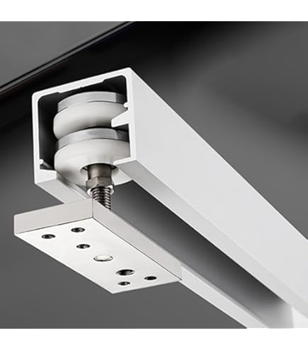 3-sporen schuifrail for kast, kast, kamerverdeler, aluminium railset 3-sporen schuifrail for kast, kast, kamerverdeler, aluminium railset