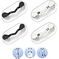 KICKZU Magnetic Eyeglass Holder, Magnet Pin, Pins for Clothes Shirt, Eyeglass Holders, Magnetic Reading Glasses Holder Name Tag Badge Holder Sunglass Holder ID Badge for Men and Women