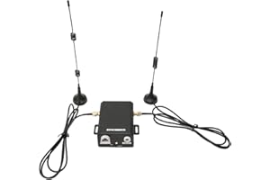 ZUNATE Industrial Unlocked 4G LTE Router, 150Mbps Nano SIM Card Slot Support 16 Users Industrial 4G WiFi Router with 2 Antennas, WiFi Hotspot for Smartphones, Tablets, Computers