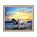 Price comparison product image SO-buts 5D Diamond Painting,5D Full Drill Diamond Painting Poetic Landscape Horse Embroidery Cross-Stitch Paints by Number Kit Compilations for Adults (C)