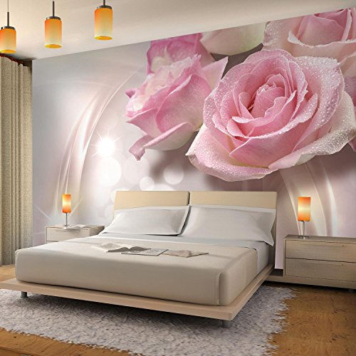 Fototapete Rosen 396 x 280 cm – Vliestapete – Wandtapete – Vlies Phototapete – Wand – Wandbilder XXL – !!! 100% MADE IN GERMANY !!! Runa Tapete 9129012b - 3