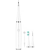 Diş Taşı Temizleme Cihazı Şarjlı Diş Fır&ccedil;ası Sonik Ultrasonik Akıllı Diş Taşı Temizleyici 5 Mod IPX8 (Beyaz)