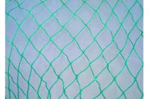 AQUARISTIK-PARADIES Laubschutznetz 5,00 x 6,00 Meter mit Erdspieße