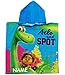 Produktbild alles-meine.de GmbH Badeponcho / Kapuzenhandtuch -  Arlo & Spot - Dinosaurier  - incl. Name - 100 % Baumwolle - 50 cm * 105 cm - 2 bis 6 Jahre Poncho - mit Kapuze - Frottee / V..