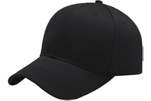 Breampot Baseball Cap Casual Unisex 6 Panel Adjustable Cotton Plain Sports Sun Hat