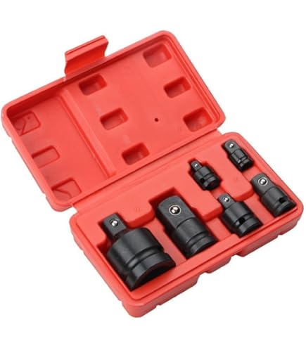 FIRSTINFO 3-Piece Magnetic Universal Joint Set - 1/4", 3/8" & 1/2" Drive 2-Stage Swivel Sockets