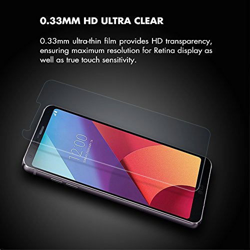 LG G6 folie aiMaKE LG g6 panzerglas LG g6 panzerglas folie schutzfolie lg g6 schutzfolie lg g6 displayschutzfolie lg g6 folie panzerglas lg g6 – Scharfer Touchscreen – Dünne Schutzfolie – Hardness aus gehärtetem Glas Panzerglas (0,33mm) – Lebenslange Garantie [3 Stück] - 2