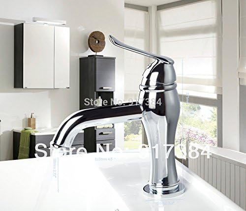 Tourmeler Chrome Brass Batroom Basin Faucet Duck Shape Vanity Sink Mixer Tap Single Handle M-84 Tap Mixer Faucet,Chrome