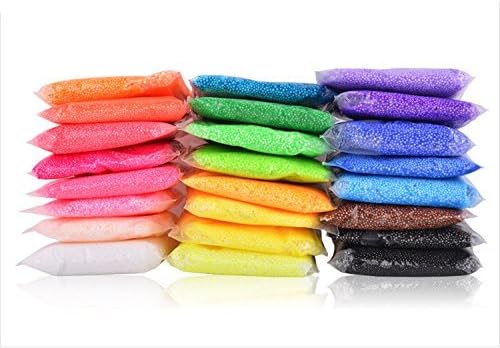 Dasiter 24 Colors Polymer Clay Soft Sticky Modelling Clay Ultra-light DIY Model Magic Clay for Crafts Arts