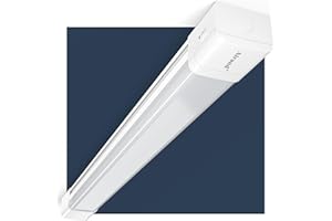 AIRAND Neon LED Barre 60CM, Éclairage Plafond 18W 1800LM, Reglette Led Tube Etanche IP66, Luminaire Plafonnier Blanc Froid 5000K，Lumiere pour Garage Cuisine Bureau Atelier Cave Intérieur Extérieur