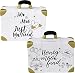 Produktbild Home Collection Spardose zur Hochzeit Koffer Flitterwochen Mr & Mrs Just Married Honey Moon Fund 14,8x6x13cm