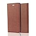 Price comparison product image Cadorabo Book Case works with Apple iPhone 8 PLUS / 7 PLUS / 7S PLUS in CAPPUCCINO BROWN – with Magnetic Closure, Stand Function and Card Slot – Wallet Etui Cover Pouch PU Leather Flip