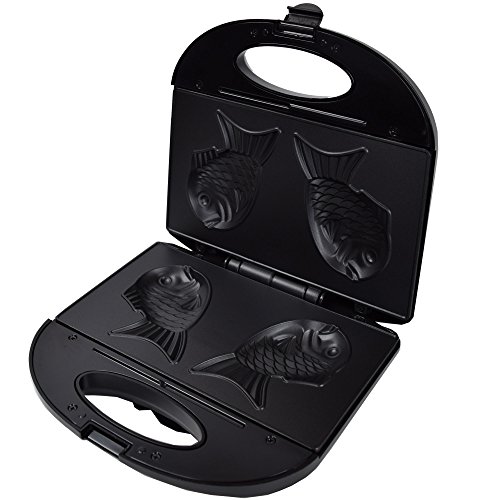 Syntrox Germany FM-750W Taiyaki Maker japanisches Gebäck in Form eines Fisches - 2