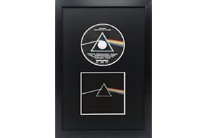 pf+a REAL GLASS CD and Album Cover Black Frame - Oxford Black Frame For CD/Album Cover