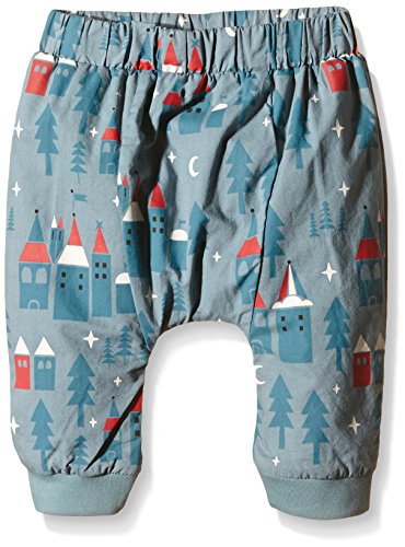 Little Green Radicals Unisex Baby Enchanted Wood Jelly Bean Joggers Trouser, Blue, 6-9 Months