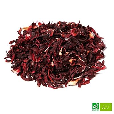 Mes Thés Herbes en vrac Fleurs d'hibiscus BIO en vrac 1 Kg