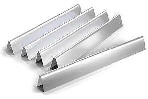 GFTIME 57,2CM 7537 Flavorizer Bar pour Weber Spirit 300 Series E310 E320 S310 S320, pièces de rechange pour gril à gaz en acier inoxydable pour Weber Genesis Sliver B&C (avec boutons latéraux)