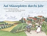Auf Mäusepfoten durchs Jahr: Immerwährender Kalender für Kinder by 