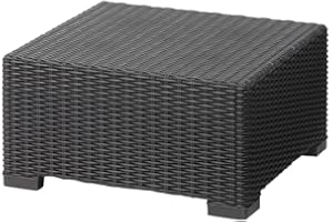 KETER Allibert M292695 - Mesa Ratan Resina California Set Antracita