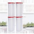 tupperware Plastic Grocery Container 2.3 L Pack of 4 (Red)