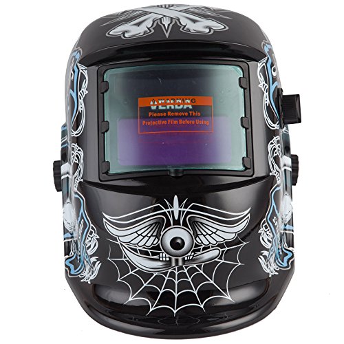 Automatik Schweißhelm + Solarzellen inkl.2 Vorsatzscheiben Schweißschirm SN861 - 2