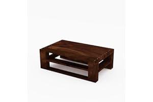 Lermowood Palettenmöbel Mpe Couchtisch 80 x 40 cmPalisander | Europaletten Indoor und Outdoor Lounge Gartenmöbel Holz Gartenmöbel Set Lounge Möbel Terrasse Balkon Loft Stil Paletten