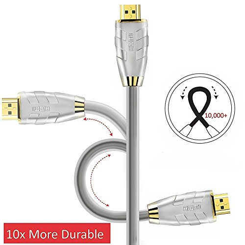 HDMI Kabel High Speed 2.0a / 2.0b Ultra HD 4k 60Hz neuster Standard HDMI 2.0 Ultra HD Full HD 1080p 2160p 3D ARC CEC HDCP HDR 3-fach geschirmt hohe Bandbreite mit bis zu 27 Gbit/s – 2m IBRA ADVANCED - 5