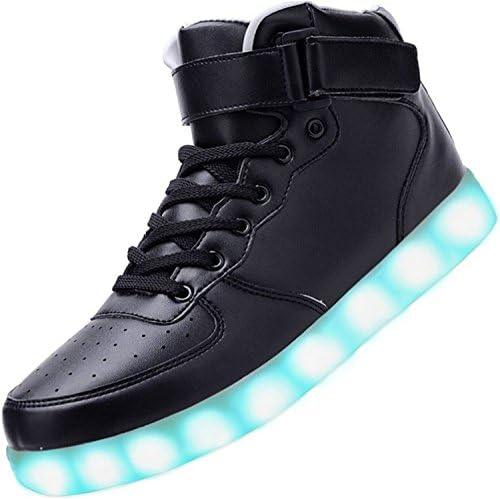 7 Colors USB Charging Shoes Flashing Sneakers Led Shoes Light Up High Top Sneakers Unisex Men and Women