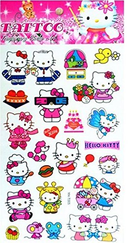 5 Bögen Cartoon Zeichentrick Prinzessin Tattoos Fake Tattoos Geschenk für Kinder - 6