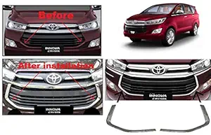 ModifyStyle OEM type Front Grill C Style for Toyota Innova Crysta 2016 to 2020 (set of 2pcs)