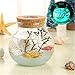 Produktbild XIAOBIDENG 3D Micro-Landscape DIY Unterwasserwelt Glasflasche Nacht Licht farbige Sea Turtle LED Tischleuchte für Girl's Geschenk zum Valentinstag klar