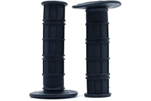 ANCLLO Motorcycle Grips Non Slip Rubber Bar End Thruster Grip 21mm 24mm Motorcycle Comfort Hand Handlebar Grip Thruster Grip