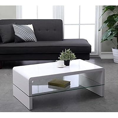 Générique PRIMIS Table basse 105 cm - Laqué blanc