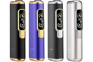 HI TASTE F2 ULTIMATE 2-in-1 Tabakerhitzer Kompatibel mit IQOS ILUMA TEREA,Revolutionäres Gerät, Toller Geschmack, Sticks Doppelt Verwendbar, Keine Verschwendung Mehr,Luxuriöses Design (Metall Schwarz)