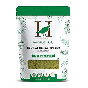 H&C Herbal Ingredients Expert Neutral Henna Powder/Colorless Henna/Senna Powder/Cassia Obovata, 227g - Brown