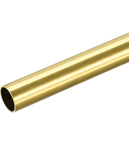 DTGN Lot De 4 Tubes Cuivre 20mm X 1mm X 200mm - Tube Rond Métal Pour Bricolage, Machines Et Décoration