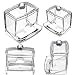 LUCKYFINE Cosmetic Q-tip Cotton Swabs Acrylic Holder Storage Box