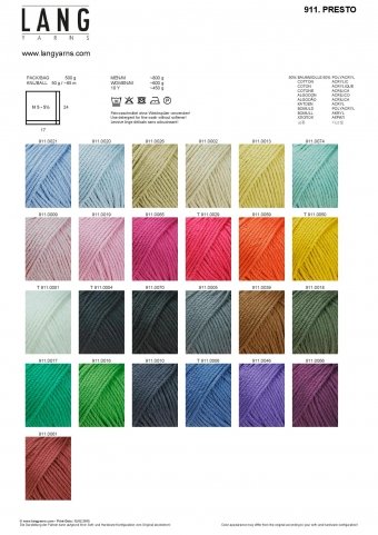 Lang Yarns Presto, 13 – gelb - 2