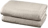 AmazonBasics - Handtuch-Set, schnelltrocknend, 2 Badetücher...