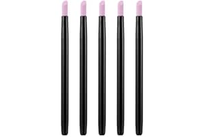 UEAVOID 5er-Pack Doppelköpfiges Nagelhautfeile Stein, Quarz Stift, Nagelfeile Stein, Quarzstein Nagelfeile, Nagelhautschieber, Nagel Schleifstift, Stein Nagelfeile Stift, Nagelschleifstifte