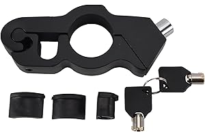 POOSR Motorradschloss-A / / Bremse/Lenkerschloss zum Sichern Ihres Fahrrads, Rollers, Mopeds oder Atvs Weniger Als 5 Sekunden