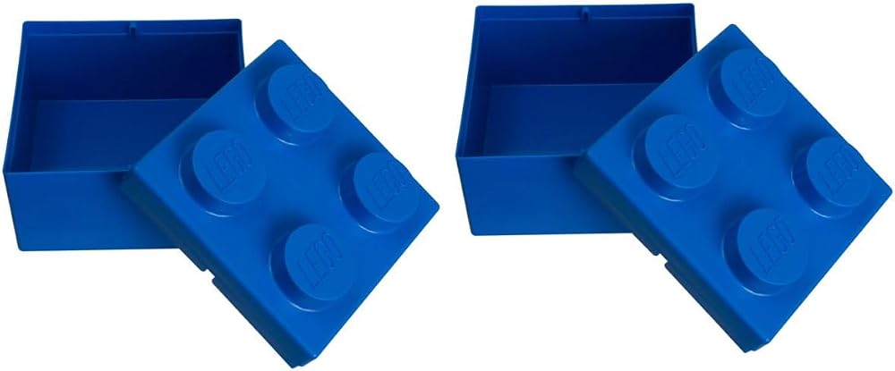 Lego Lego Iconic 853235 Saklama Kutusu Mavi (12,5 X 12,5 X 9) (2 Adet) 5701111125782