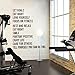 Price comparison product image Gym Beliving Saying Decal-Set Goals You Can Do This -Self Respect Motivative Art Murals(Large,Other Words-Black, Initial Letters-Tomato Red )