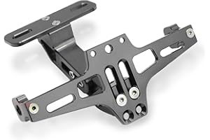MZ-STORE Portamatriculas Soporte de Matrículas Fender Eliminator para Z750 Z800 Z900 Z1000 Z300 Z250 GSXR 600 750 1000 Duke 125 200 250 390 690 S1000RR S1000R S1000XR F650GS F700GS F800GS (Titanio)