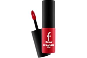 Flormar Lip and Cheek Tinte para labios y mejillas– Scarlet Ruby -2 en 1 Tinte labial de larga duración | Color de labios intenso y natural con rubor en barra | Maquillaje ligero e hidratante.