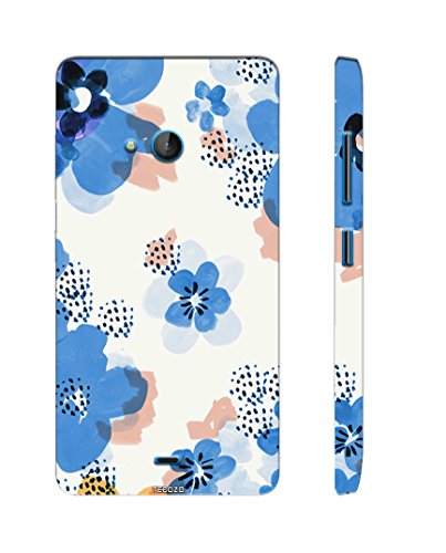 Fundook¨ Designer Printed Back Cover/Hard Case for Microsoft Lumia 540 (Shadow Art Design/Patterns) - White - F585